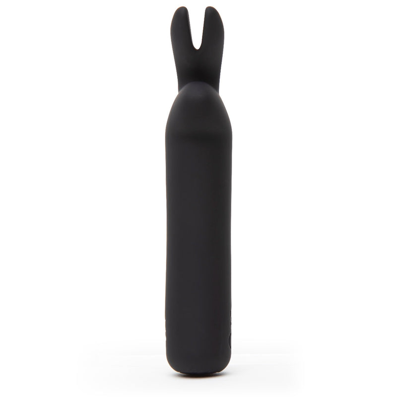 Happy Rabbit Rechargeable Vibrating Bullet - Black