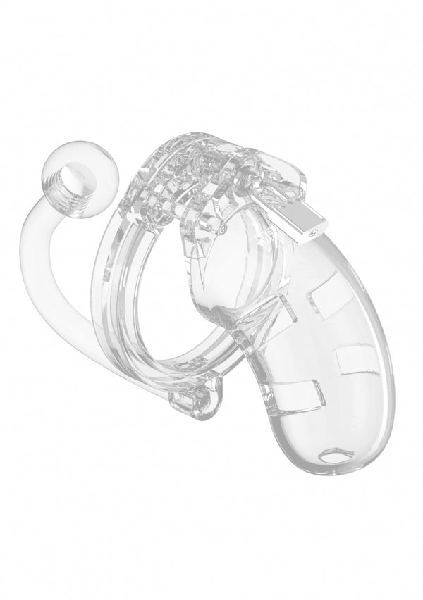 Model 10 Chastity Cock Cage with Plug - 3.5" / 9 cm