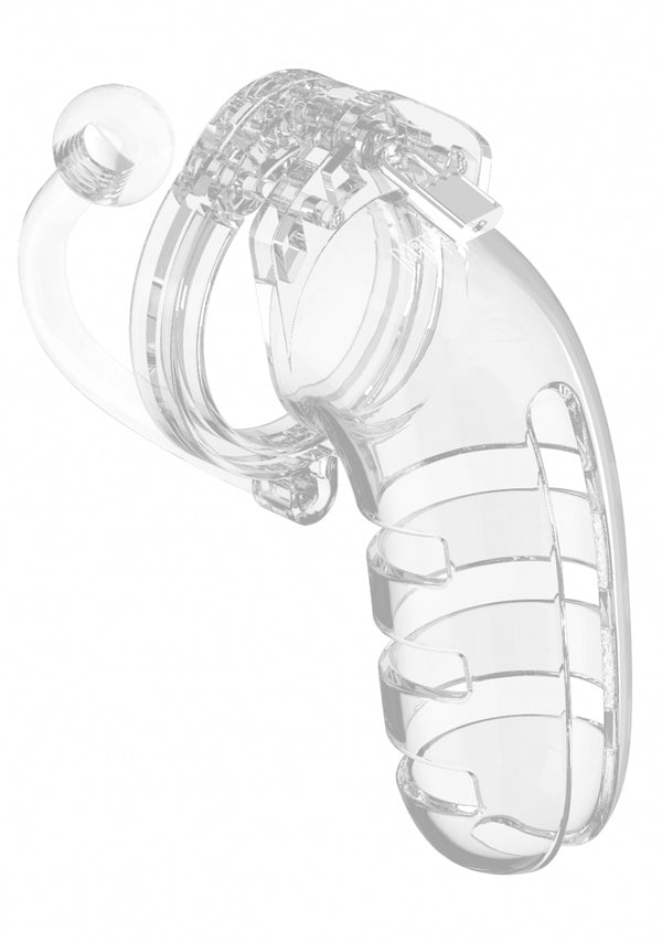 Model 12 Chastity Cock Cage with Plug - 5.5" / 14 cm