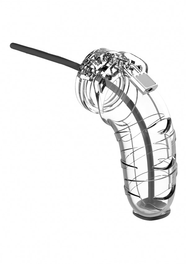 Model 17 Chastity Cock Cage with Urethral Sounding - 5.5" / 14 cm