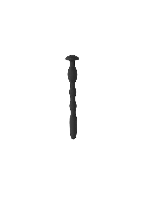 Silicone Penis Plug with Ribbing - 0.4" / 11 mm