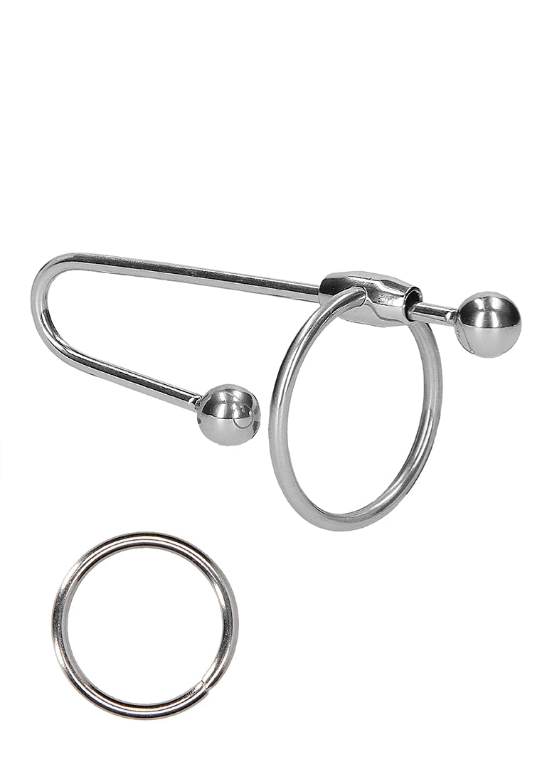 Stainless Steel Penis Plug with Ball - 0.4" / 10 mm