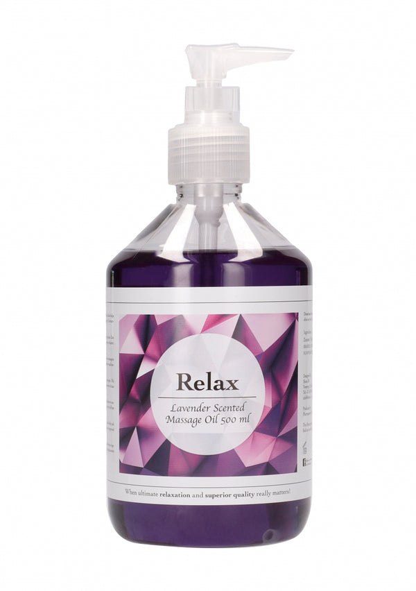 Relax - Massage Oil - Lavender Scented - 17 fl oz / 500 ml