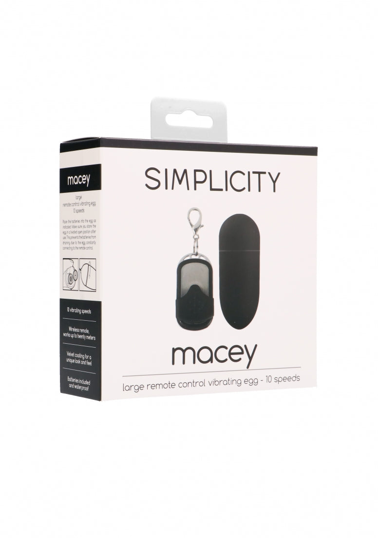 Macey - Vibrating Egg with Remote Control