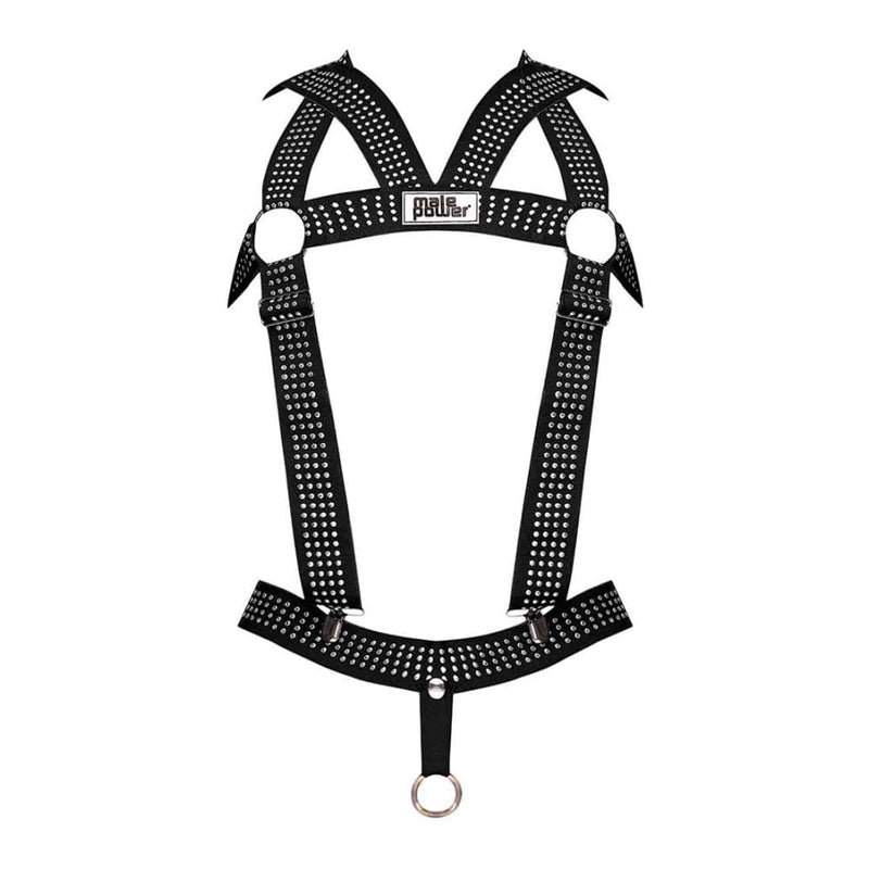 Male Power,Male Power - Harness | Elastic Studded Harness