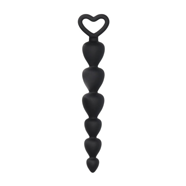 Shots - Shots Toys | Silicone Anal Beads - Black
