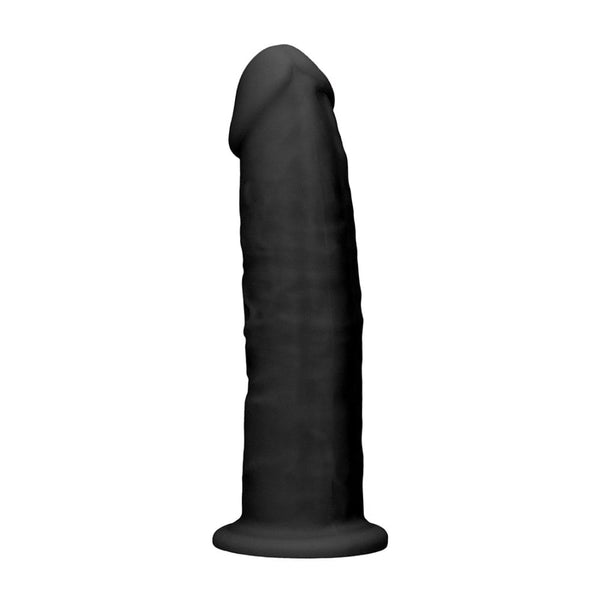 Shots - RealRock - Ultra | Silicone Dildo Without Balls - 15,3 cm - Black