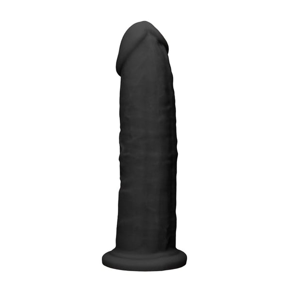 Shots - RealRock - Ultra | Silicone Dildo Without Balls - 22,8 cm - Black