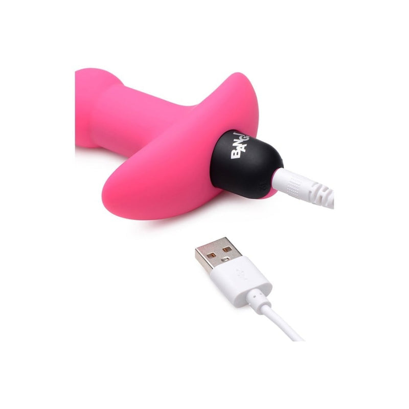 XR Brands - Bang! | Vibrating Silicone Anal Beads & Remote Control - Pink