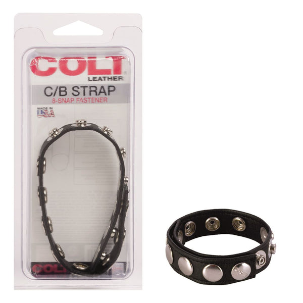 COLT 8 Snap Fastener C/B Leather Strap