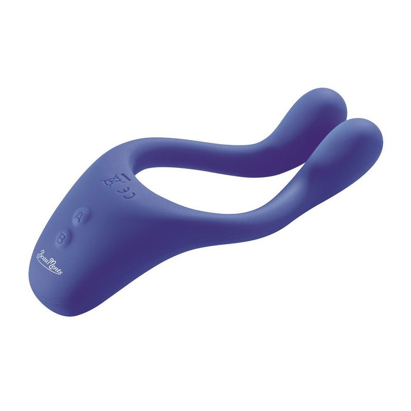 Doppio 2.0 Couples Vibrator with wireless remote control - Blue *FOR UK SALE ONLY*