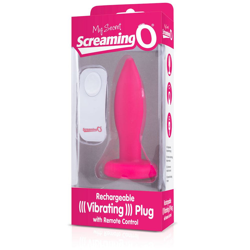 My Secret Screaming O Rechargeable Remote Control Vibrating Plug - Pink