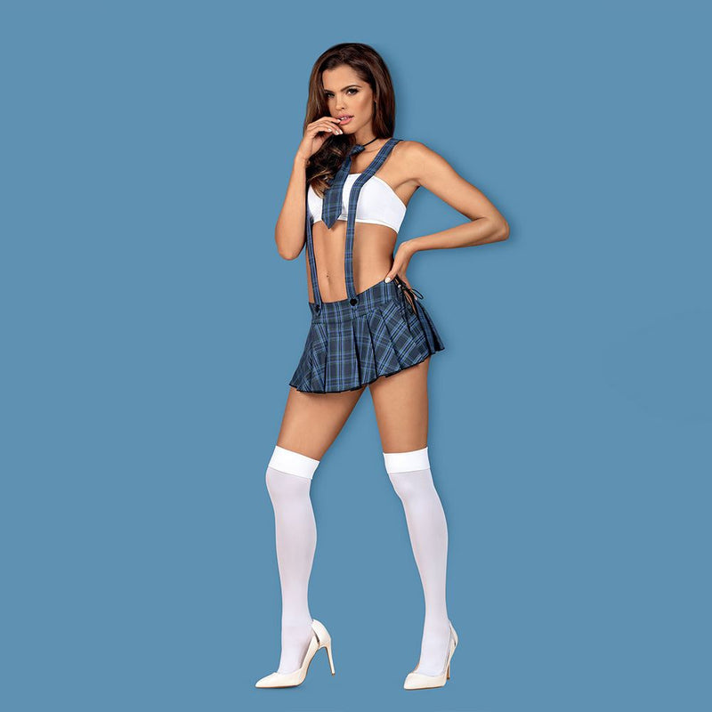 Obsessive - Studygirl costume  S/M - Blue