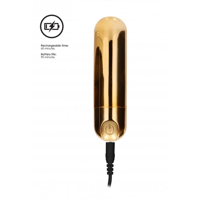 Shots - Be Good Tonight | 10 Speed Rechargeable Bullet - Gold