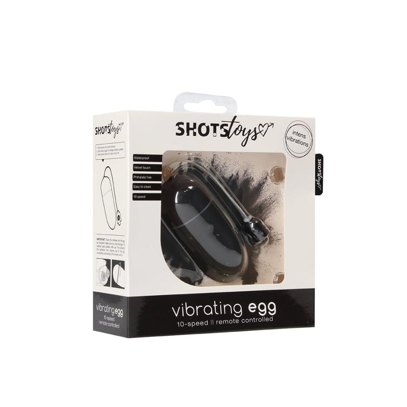 Shots - Shots Toys | 10 Speed Vibrating Egg - Black
