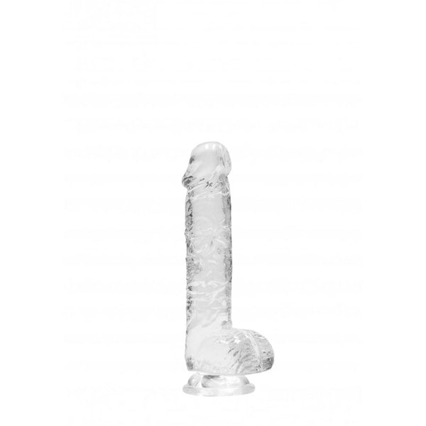 RealRock - Crystal Clear | 6 / 15 cm Realistic Dildo With Balls - Transparent