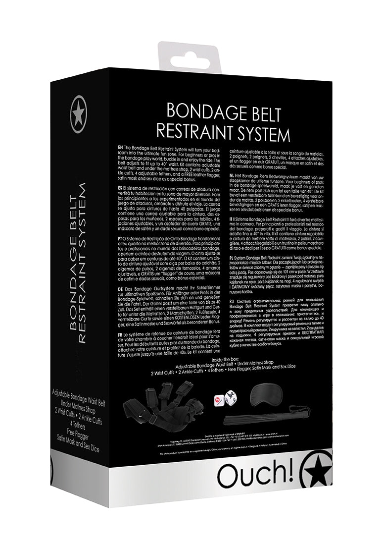Bondage Belt Restraint System