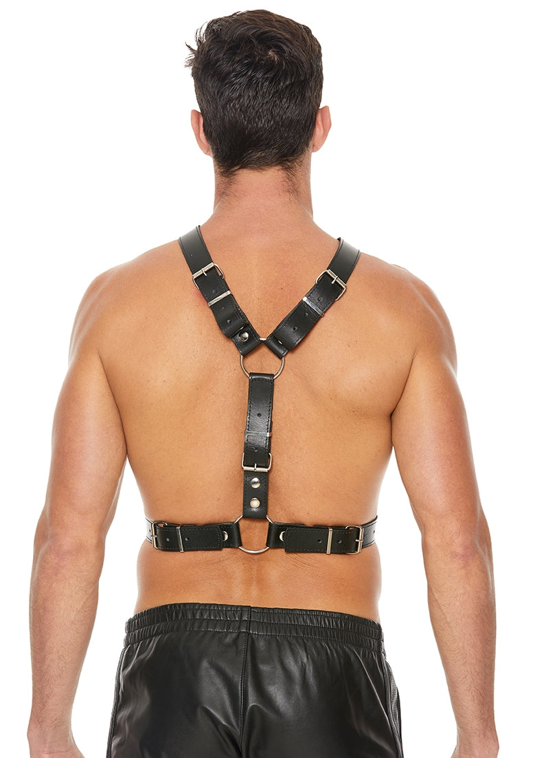 Men's Harness with Metal Bit - One Size
