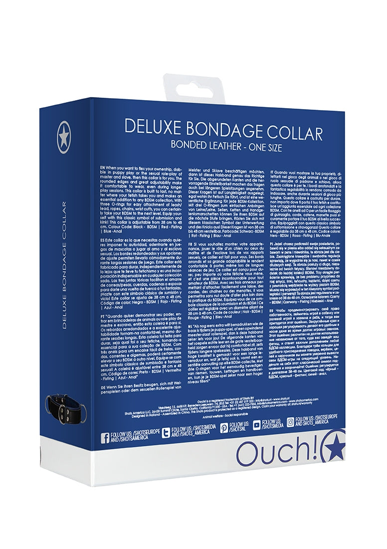 Deluxe Bondage Collar - One Size