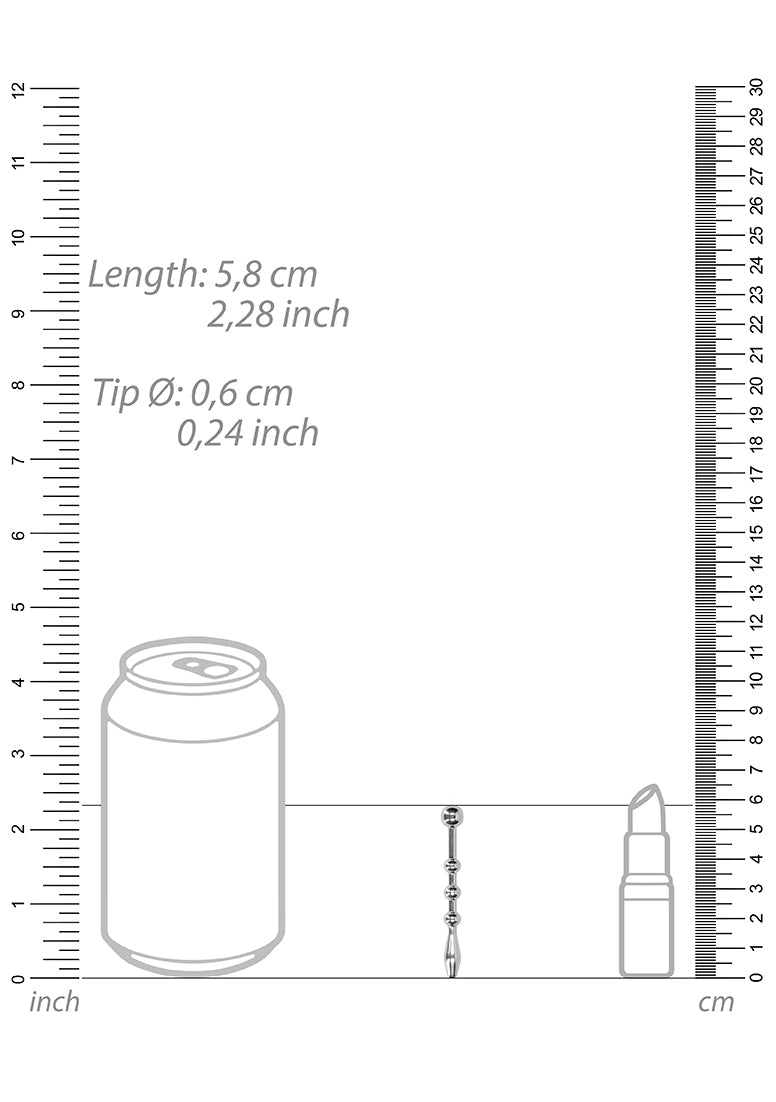 Metal Penis Plug - 0.2" / 6 mm