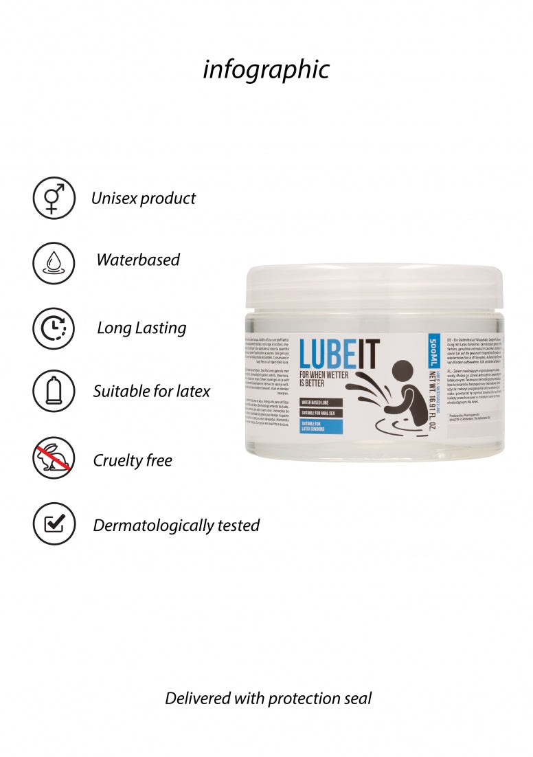 Lube It - For When Wetter Is Better - 17 fl oz / 500 ml