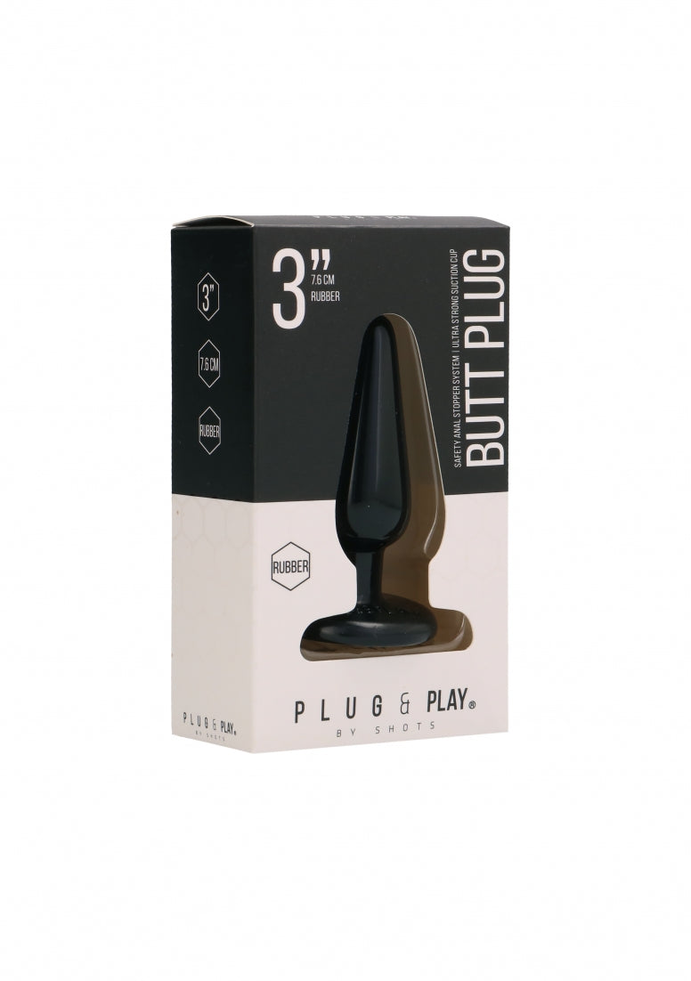 Basic Butt Plug - 3" / 8 cm