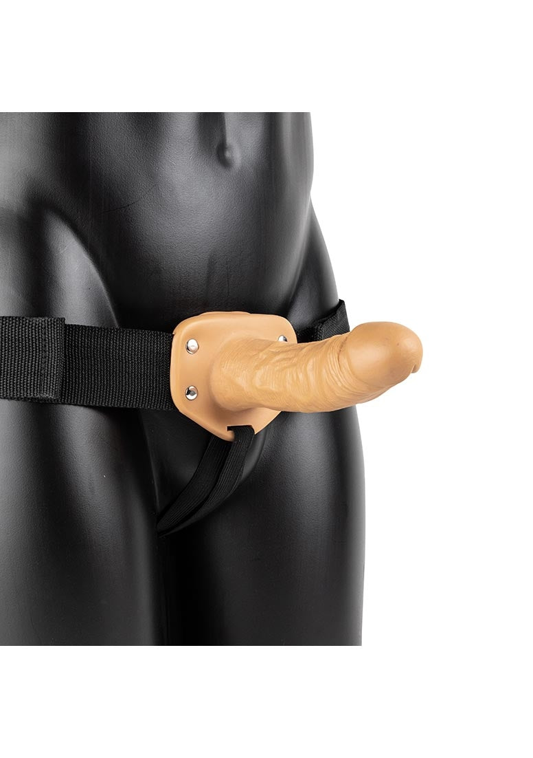 Vibrating Hollow Strap-On without Balls - 6" / 15,5 cm