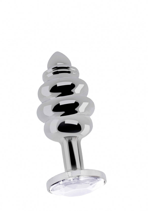 Ribbed Diamond Plug - 3.2" / 8 cm