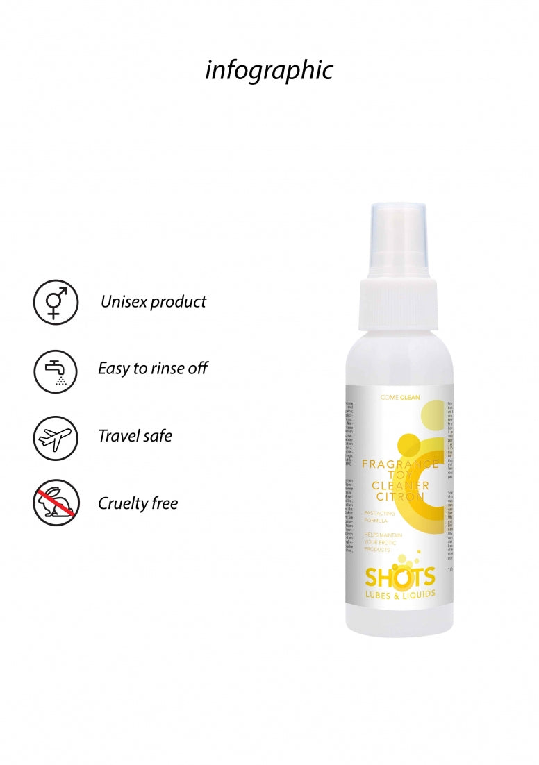 Fragrance Toy Cleaner - Lemon - 3 fl oz / 100 ml