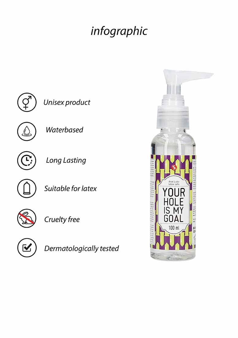 Your Hole Is My Goal - Anal Lubricant - 3 fl oz / 100 ml