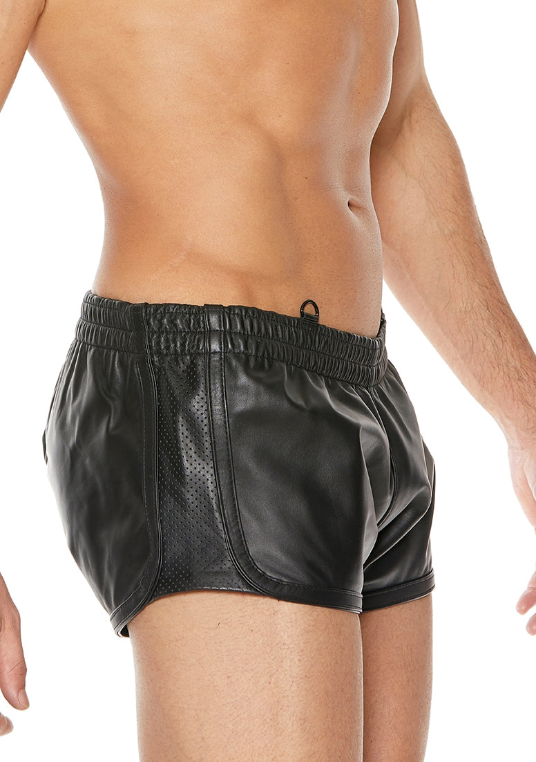 Versatile Leather Shorts - S/M