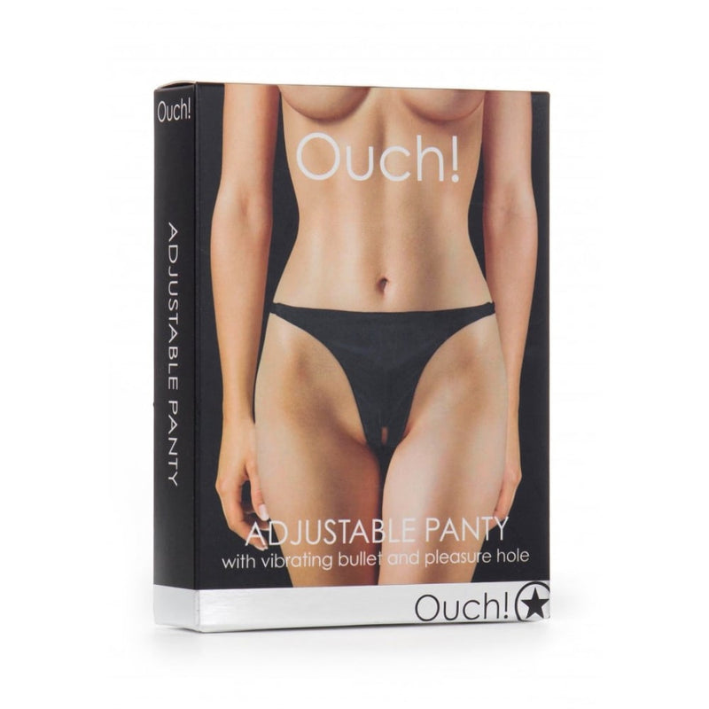Shots - Ouch! | Adjustable Panty - Black