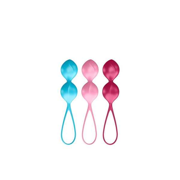Satisfyer | V Balls Kegel Set of 3 - Turquoise/Red/Pink