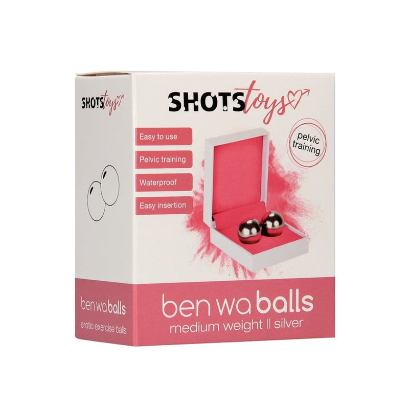 Shots Toys | Ben Wa Balls - Medium Weight - Silver