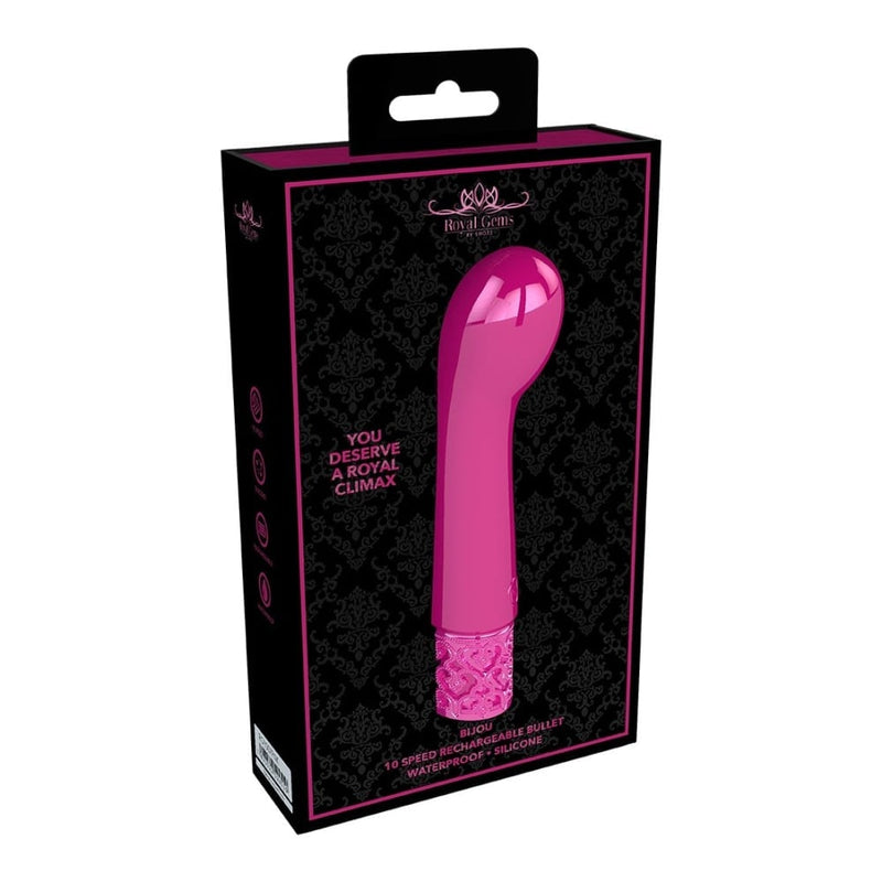 Shots - Royal Gems | Bijou - Rechargeable Silicone Bullet - Pink