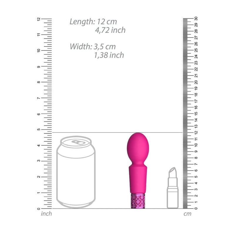 Shots - Royal Gems | Brilliant - Rechargeable Silicone Bullet - Pink