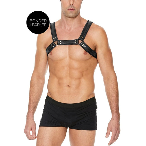 Shots - Ouch! Harnesses | Buckle Bulldog Harness - L/XL - Black