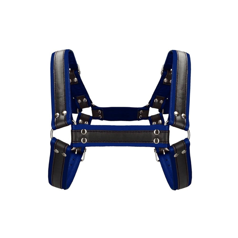 Shots - Ouch! Harnesses | Buckle Bulldog Harness - L/XL - Blue