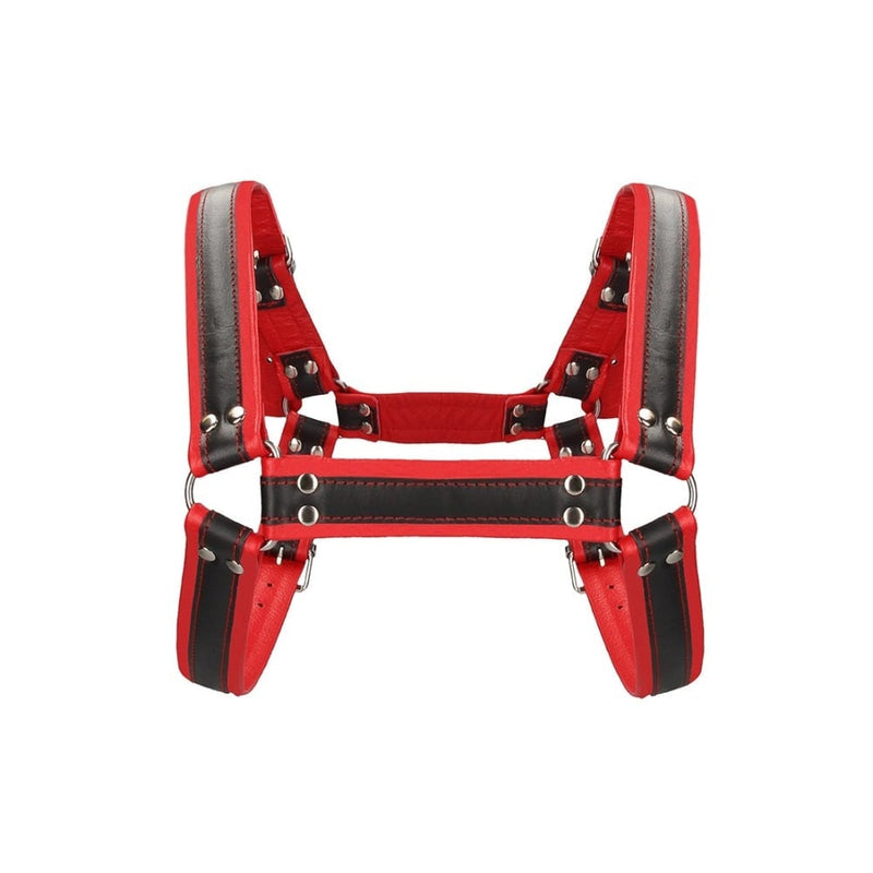 Shots - Ouch! Harnesses | Buckle Bulldog Harness - L/XL - Red