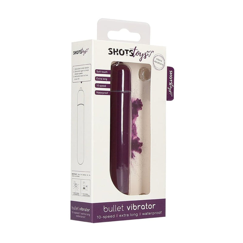 Shots Toys | Bullet Vibrator - Extra Long - Purple
