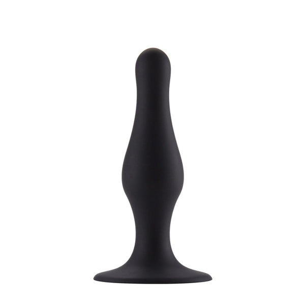 Shots Toys | Butt Plug with Suction Cup - Medium - Black