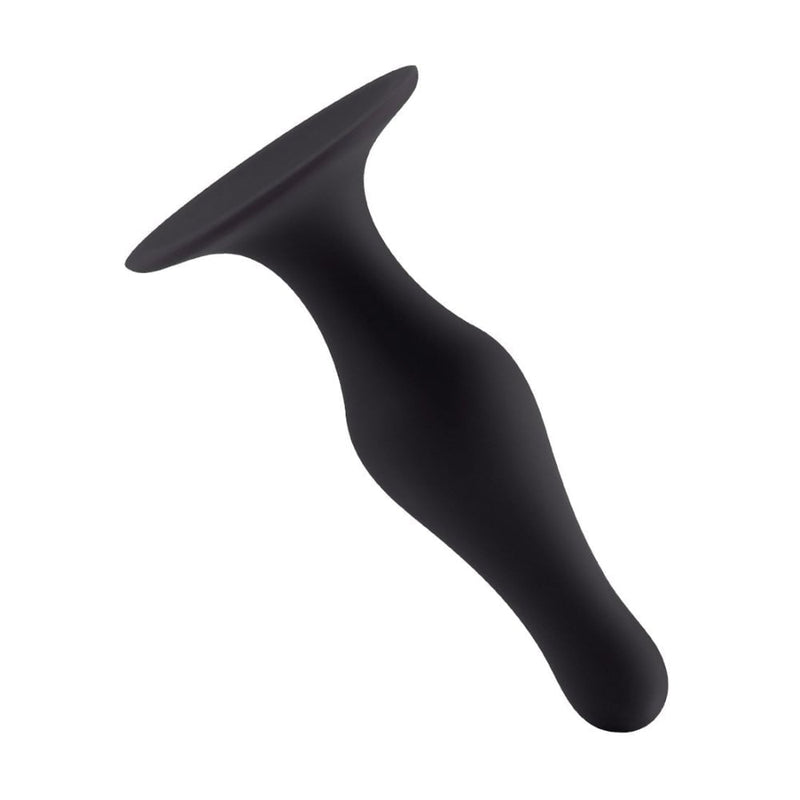 Shots Toys | Butt Plug with Suction Cup - Medium - Black