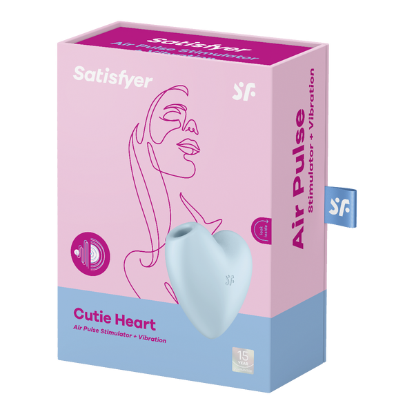 The Satisfyer Cutie Heart will delight you with a playful heart