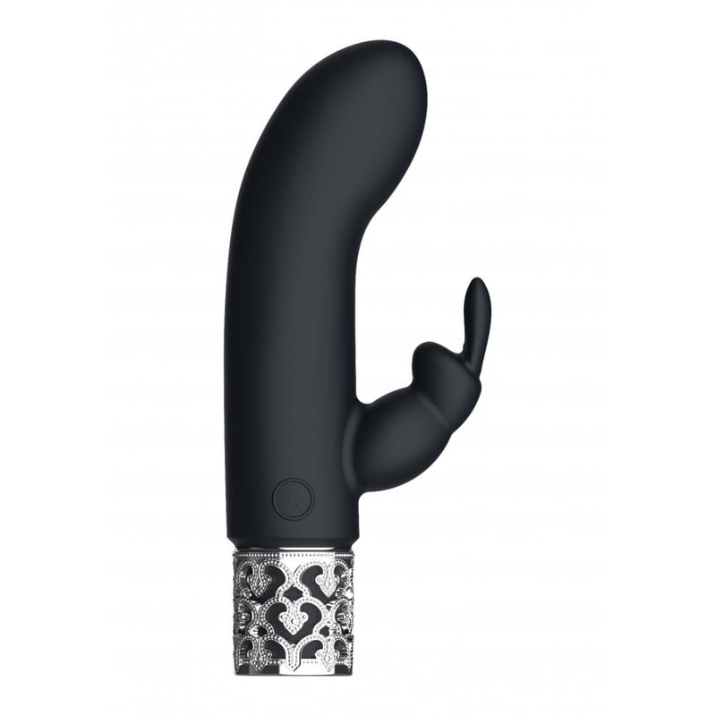 Shots - Royal Gems | Dazzling - Rechargeable Silicone Bullet - Black