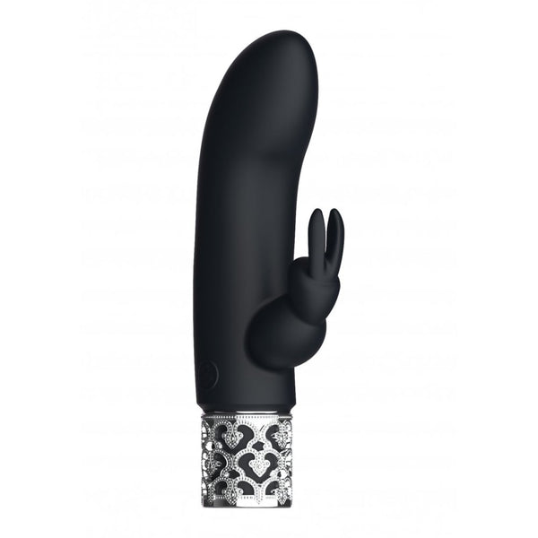 Shots - Royal Gems | Dazzling - Rechargeable Silicone Bullet - Black
