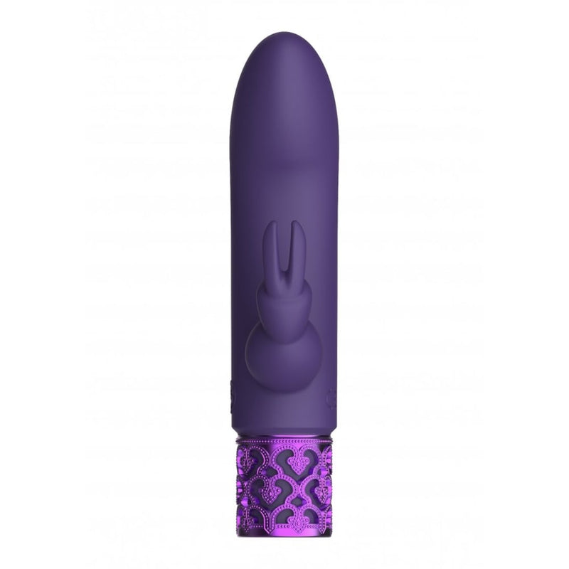 Shots - Royal Gems | Dazzling - Rechargeable Silicone Bullet - Purple