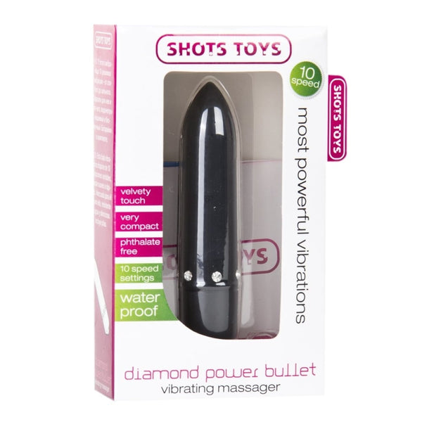 Shots Toys | Diamond Power Bullet - Black