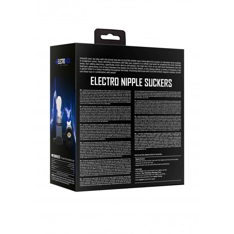 Shots - ElectroShock | Electro Nipple Suckers - Transparent