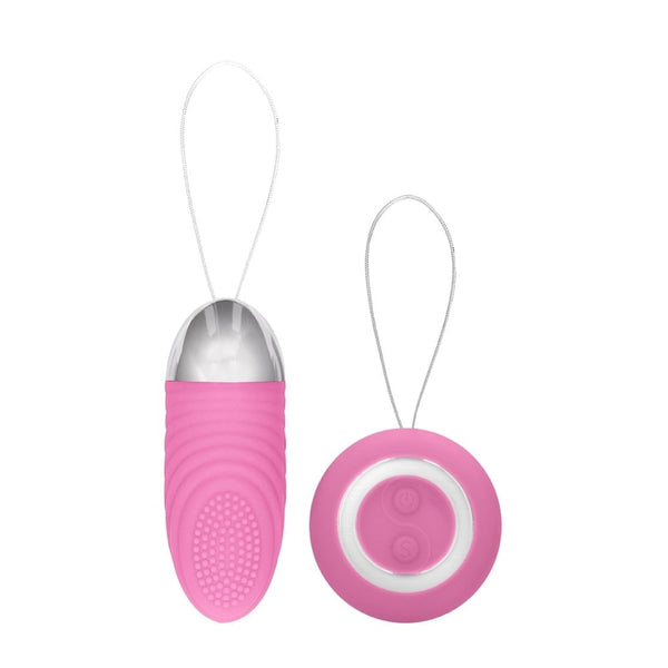 Shots - Simplicity | Ethan - Rechargeable Remote Control Vibrating Egg - Pink