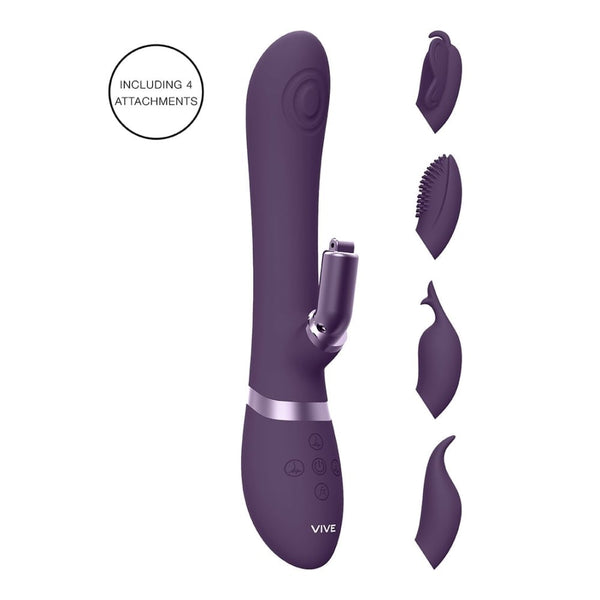 Shots - VIVE | Etsu - Pulse Wave G-Spot Rabbit & Clitoral Stimulator - Purple